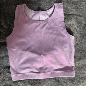 Justice Light Purple Crop Top